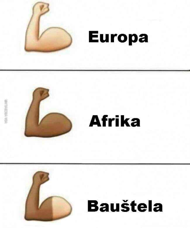 Europa, Afrika i bauštela