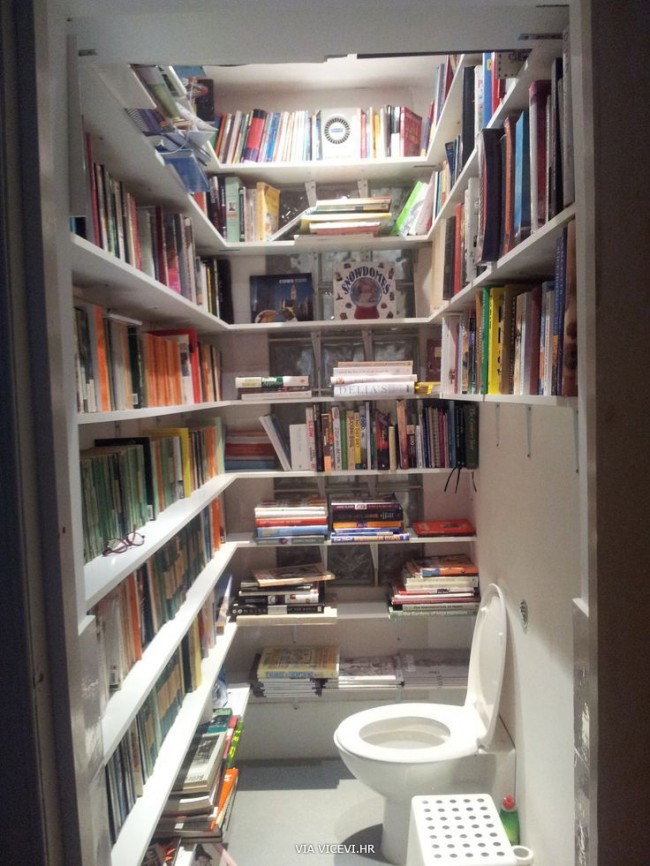 Želim i ja ovakvu WC knjižnicu